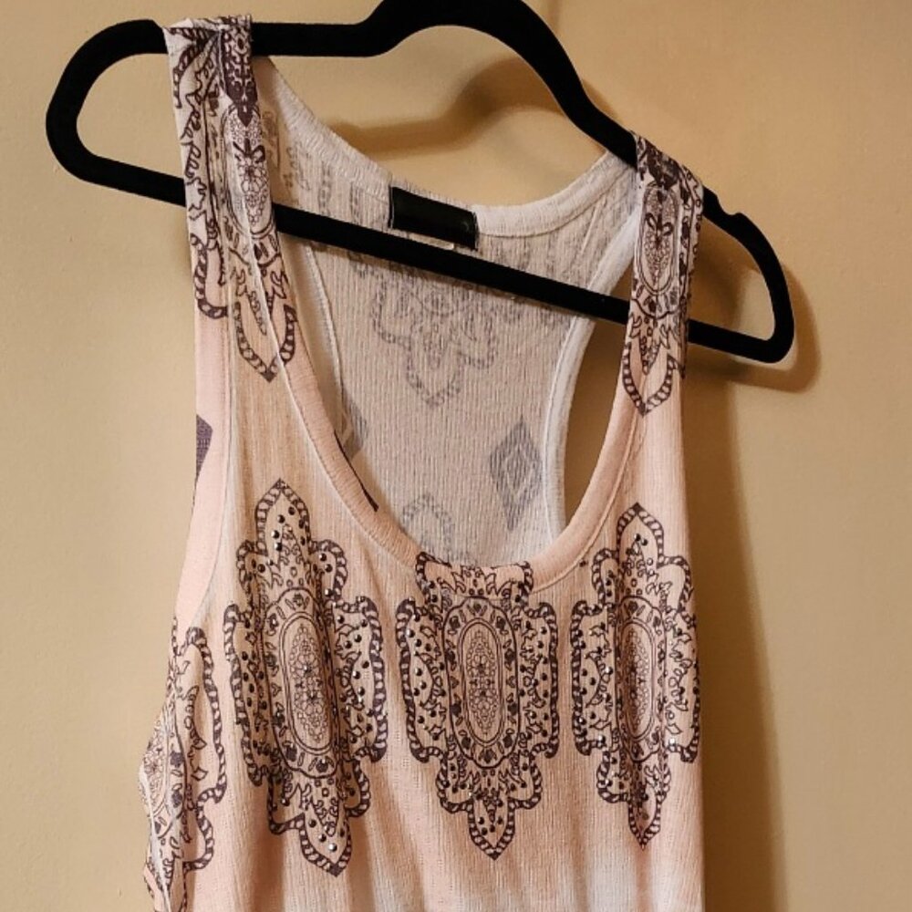 Womens 2 embellished Tank Tops Great for the summer heat